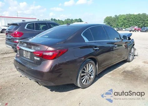 2019 Infiniti Q50 3.0T Luxe из США, поврежденный, VIN JN1EV7AR8KM593957